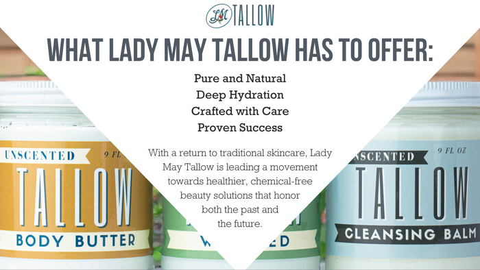 Tallow Skincare Trio - Unscented (9oz)