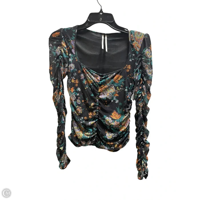 Top Long Sleeve By Anthropologie In Black, Size: Xs