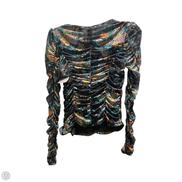 Top Long Sleeve By Anthropologie In Black, Size: Xs