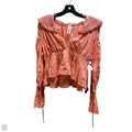 Top Long Sleeve By Anthropologie In Pink, Size: S