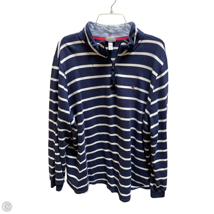 Top Long Sleeve By Vineyard Vines In Striped Pattern, Size: 2x