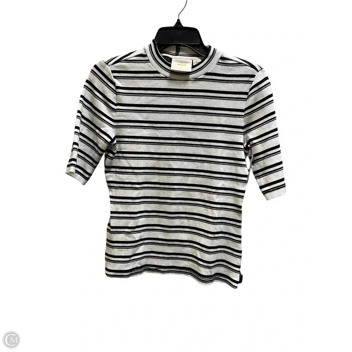 Top Short Sleeve By Maeve In Striped Pattern, Size: S