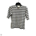 Top Short Sleeve By Maeve In Striped Pattern, Size: S
