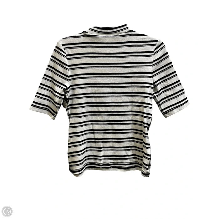 Top Short Sleeve By Maeve In Striped Pattern, Size: S