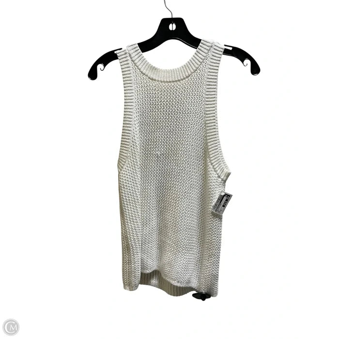 Top Sleeveless By Anthropologie In Cream, Size: Xs