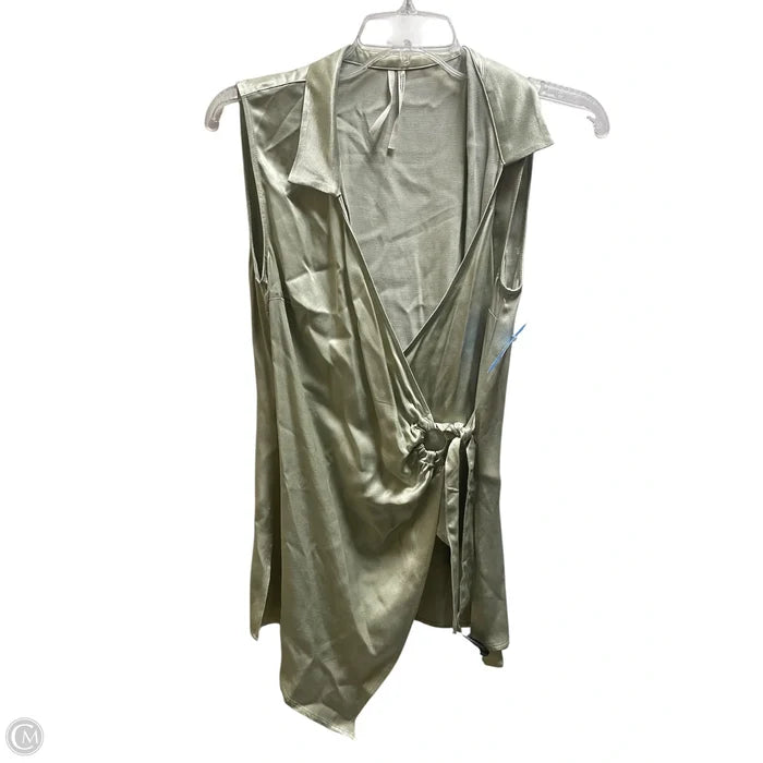 Top Sleeveless By Anthropologie In Green, Size: Xs