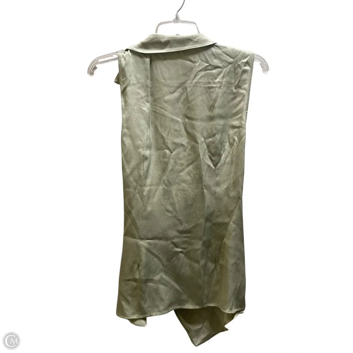 Top Sleeveless By Anthropologie In Green, Size: Xs
