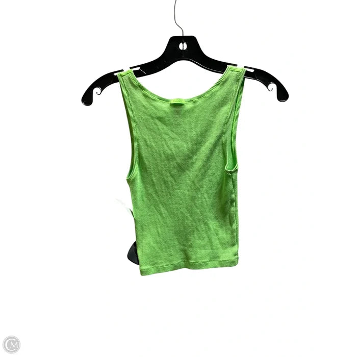 Top Sleeveless By Skims In Green, Size: S