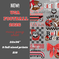 UGA Football '26 Mini Gang Sheet