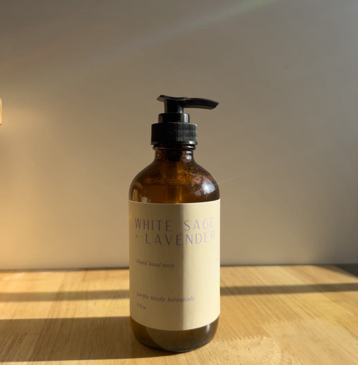 White Sage + Lavender Liquid Hand Soap