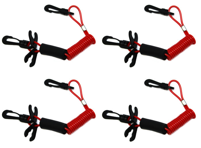 4 Lanyards / Red