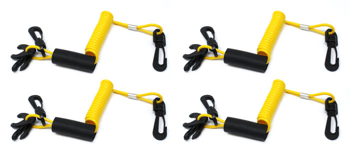 4 Lanyards / Yellow